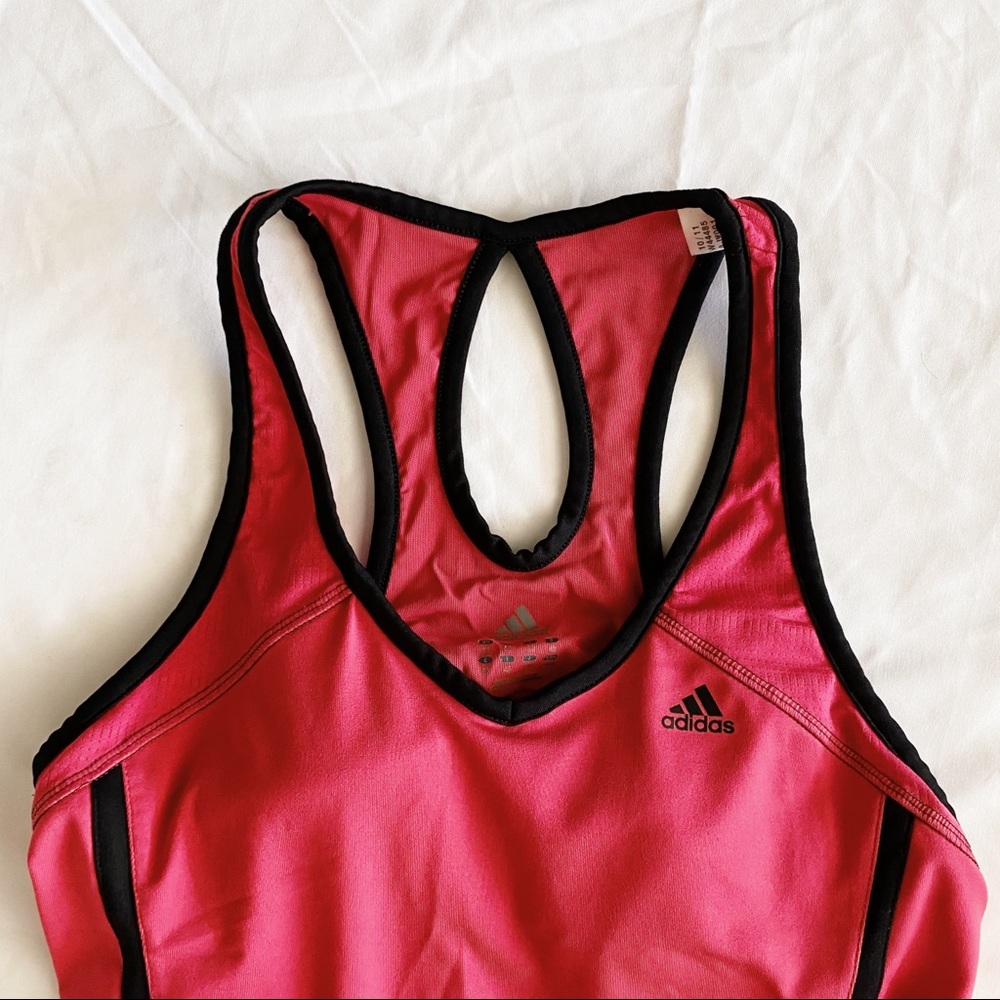Adidas • Hot Pink Racerback Tank - Picture 3 of 4